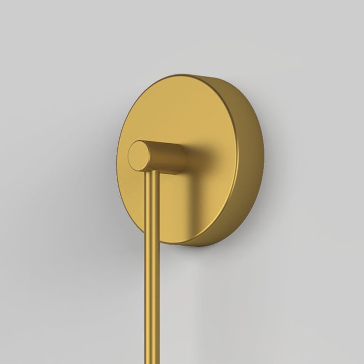 Verstellbares Licht 1 leichte kreisförmige Wandleuchter nordischer Luxusstil Metallleuchten