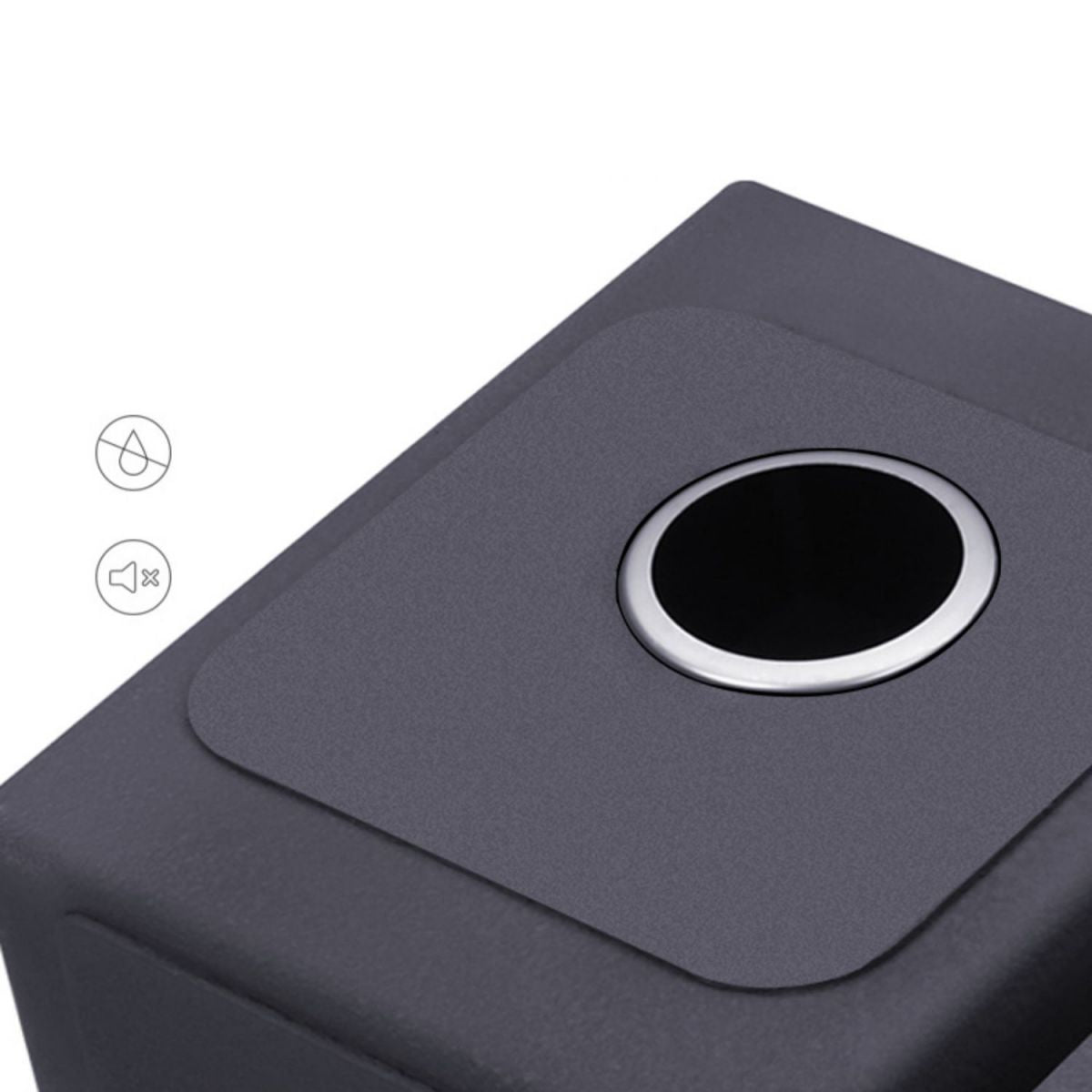 Modern Style Kitchen Sink Drop-In Kitchen Double Sink with Soundproofing