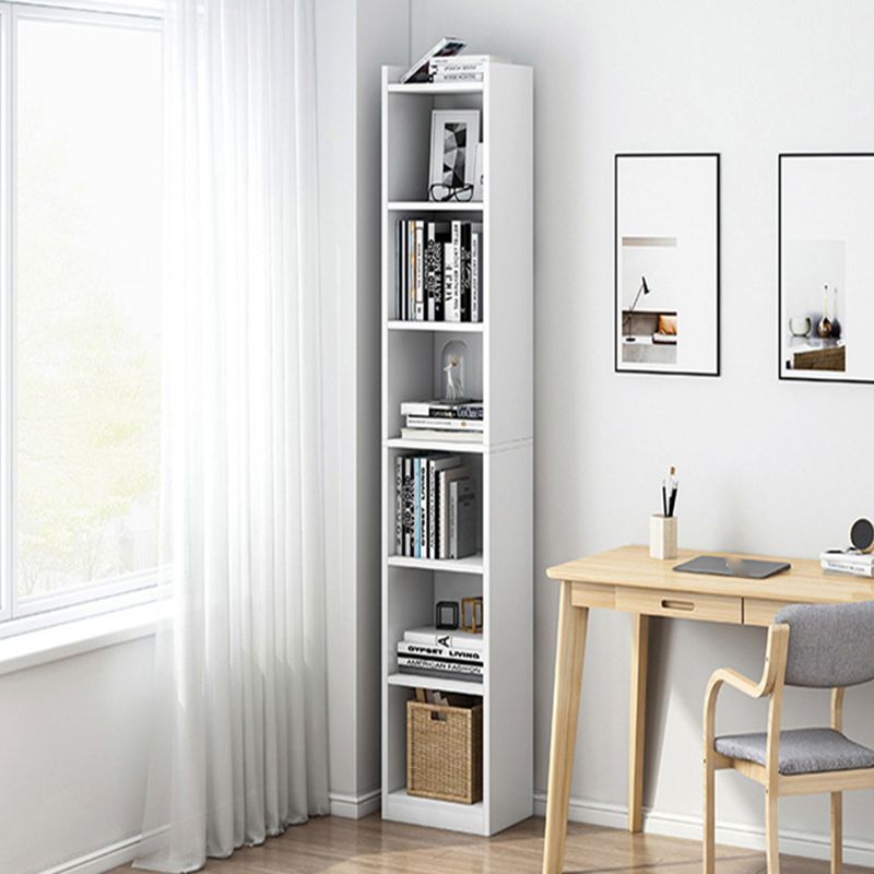 Closed Wooden Bookcase Modern Home Living Room Bedroom Corner Bookshelf