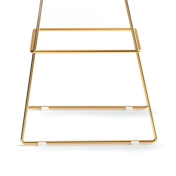 Glam Iron Upholstered Bar Stool Armless Backrest Stool for Bristol