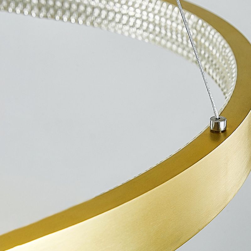 Metal Hanging Light Fixtures Postmodern Chandelier Pendant Light for Living Room