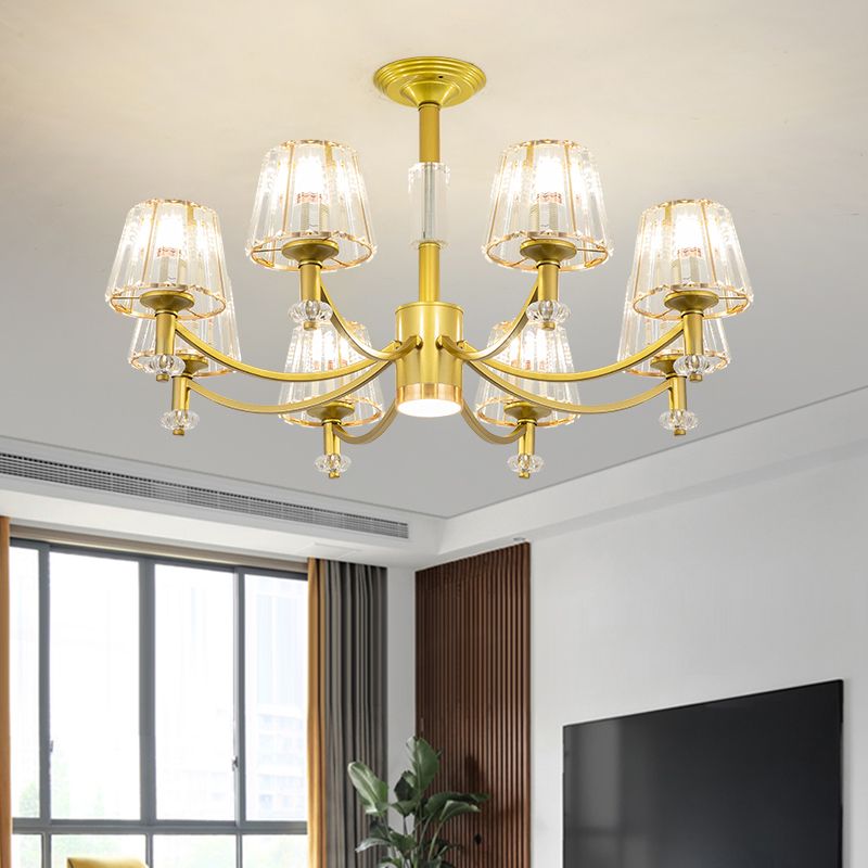 American Glass Chandelier Multi Light Chandelier Pendant for Dining Room