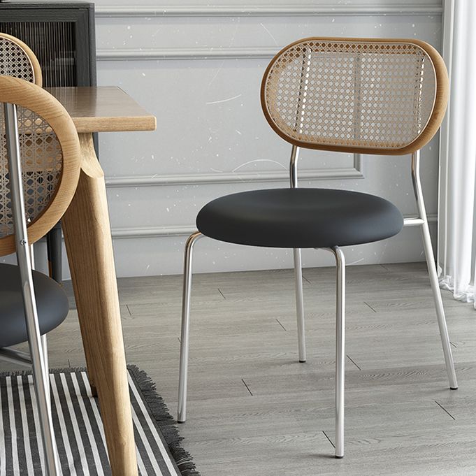 Chaise de salle à manger carrée de cuisine contemporaine