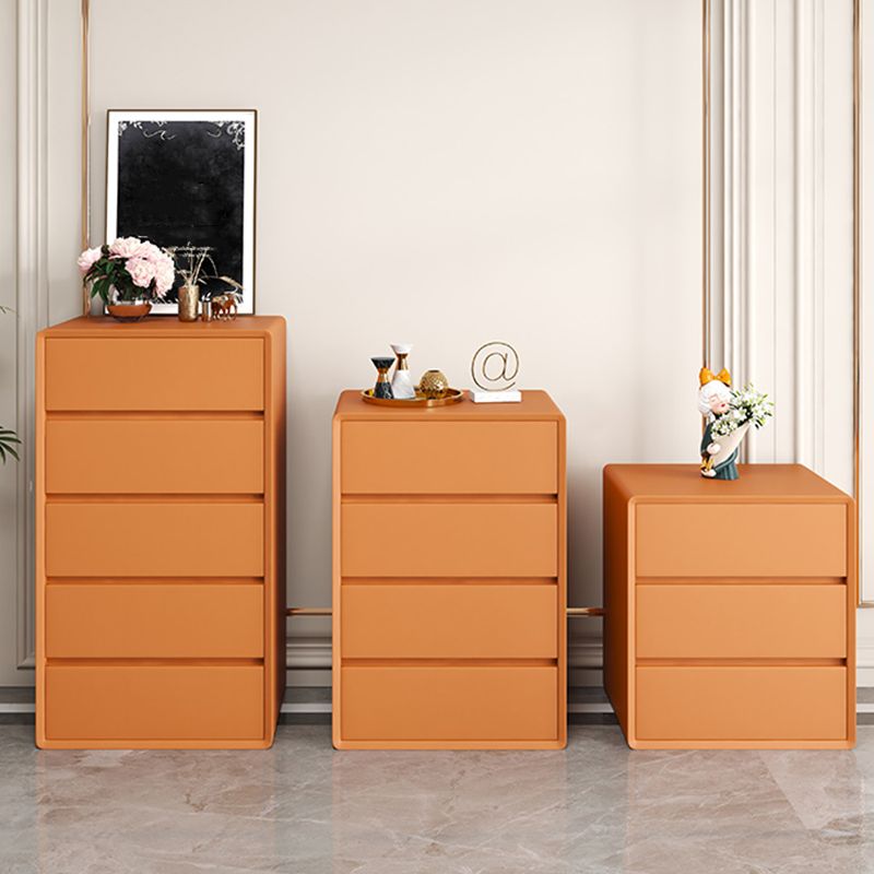 Contemporary Storage Chest Dresser Vertical Dresser with Drawers