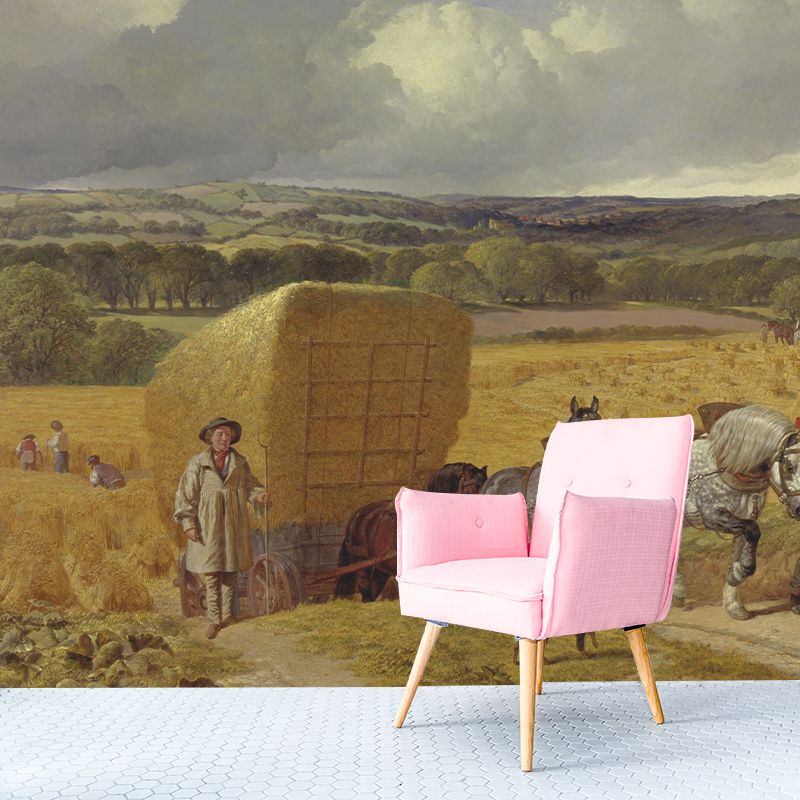 Customized Painting Illustration Mural Decorative Eco-friendly for Room