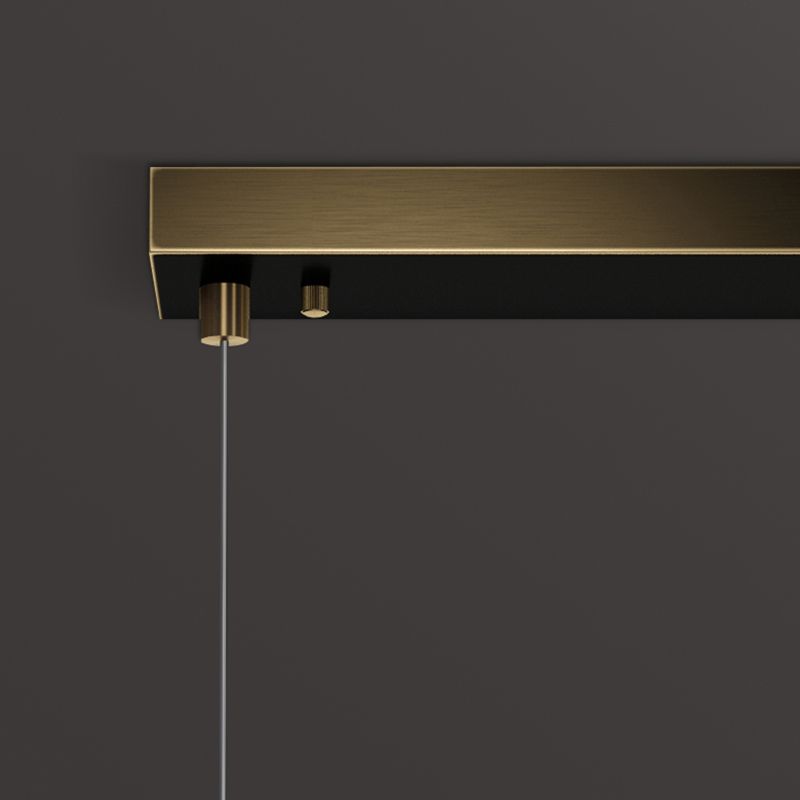 Cone Island Lighting Modernismus Kristallleuchterleuchte für Esszimmer