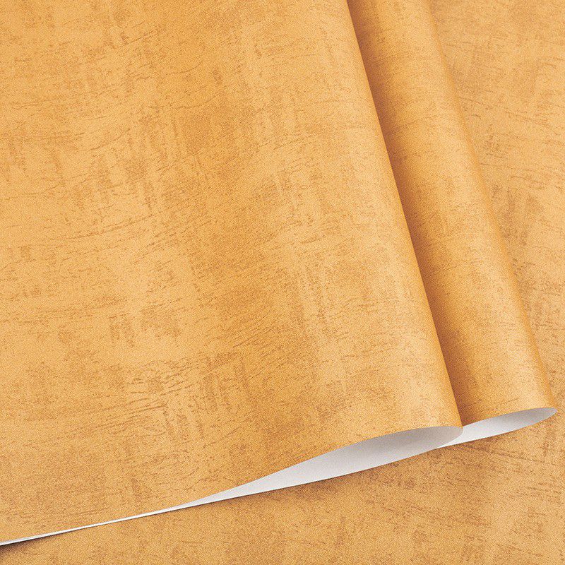 Solid Distressed Wallpaper Contemporary Vinyl Wall Art in Dark Color for Living Room