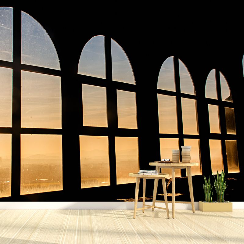 Photography Construction Mural Wallpaper Mildew Resistant Bedroom Decoration