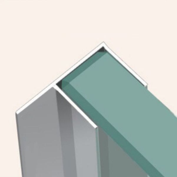 Black Semi Frameless Glass Shower Door Hinged Shower Bath Door