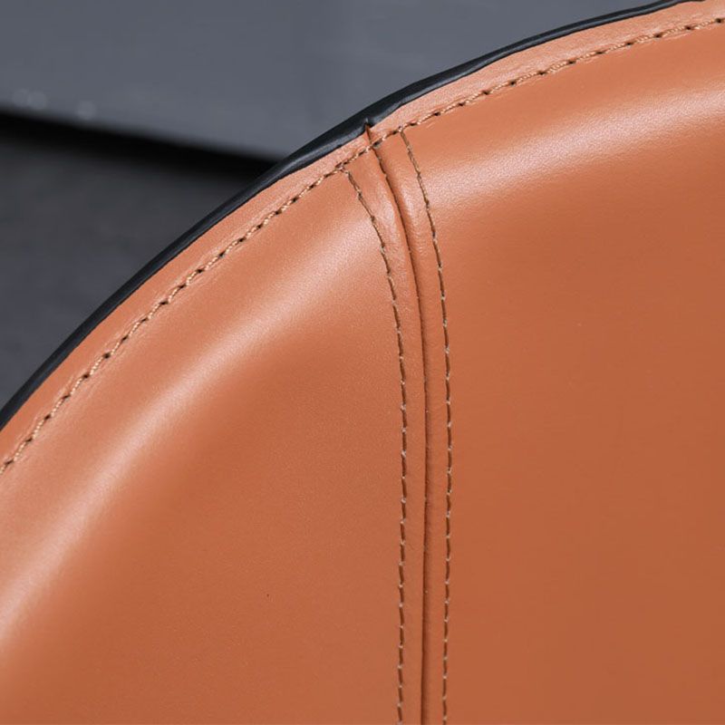 Contemporary Metal Dining Chair Upholstered Arm Chairs for Restaurant Use