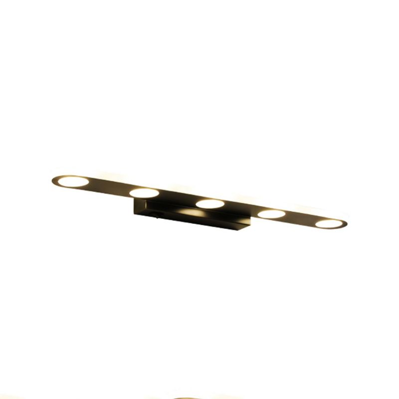 Stile semplice moderno tutta la luce di vanità per vanità in rame lampade per vanità a LED per bagno con doccia