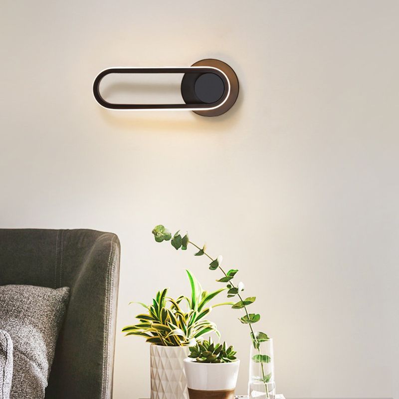 1 Light Geometric Wall Mount Light Fixture Modern Metal Wall Mounted Lights