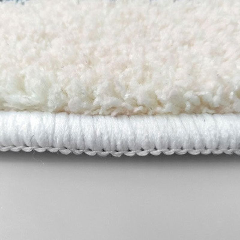 Orange Modern Area Carpet Polyester Graphic Carpet Washable Carpet for Home Decor