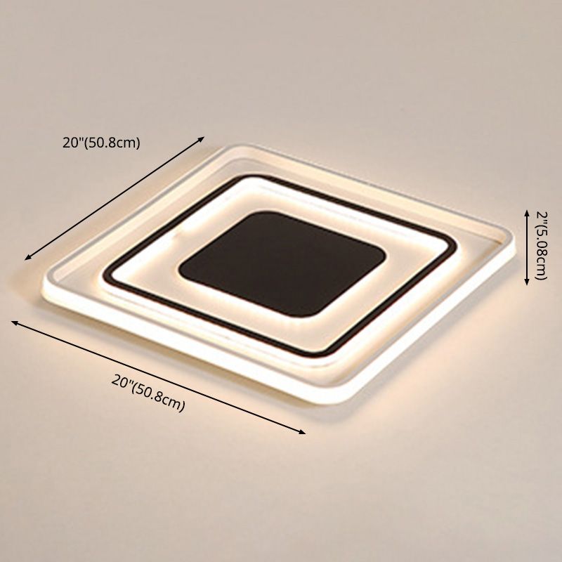 Modern Simple Style LED Lamp Flush Mount Ceiling Light for Living Room Bedroom