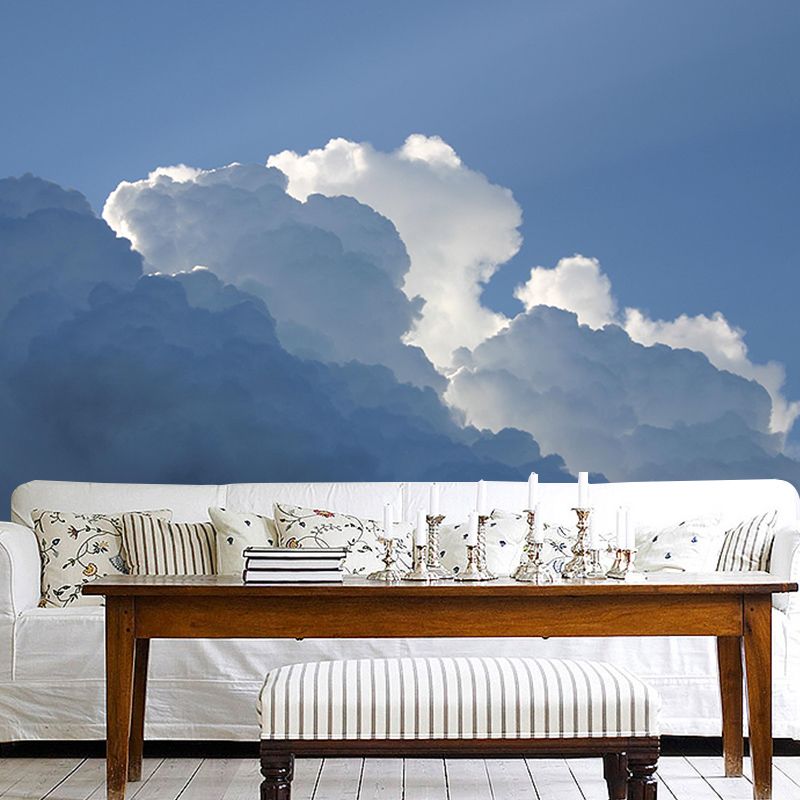 Environment Friendly Resistant Mural Wallpaper Beautiful Sky Sleeping Room Wall Mural