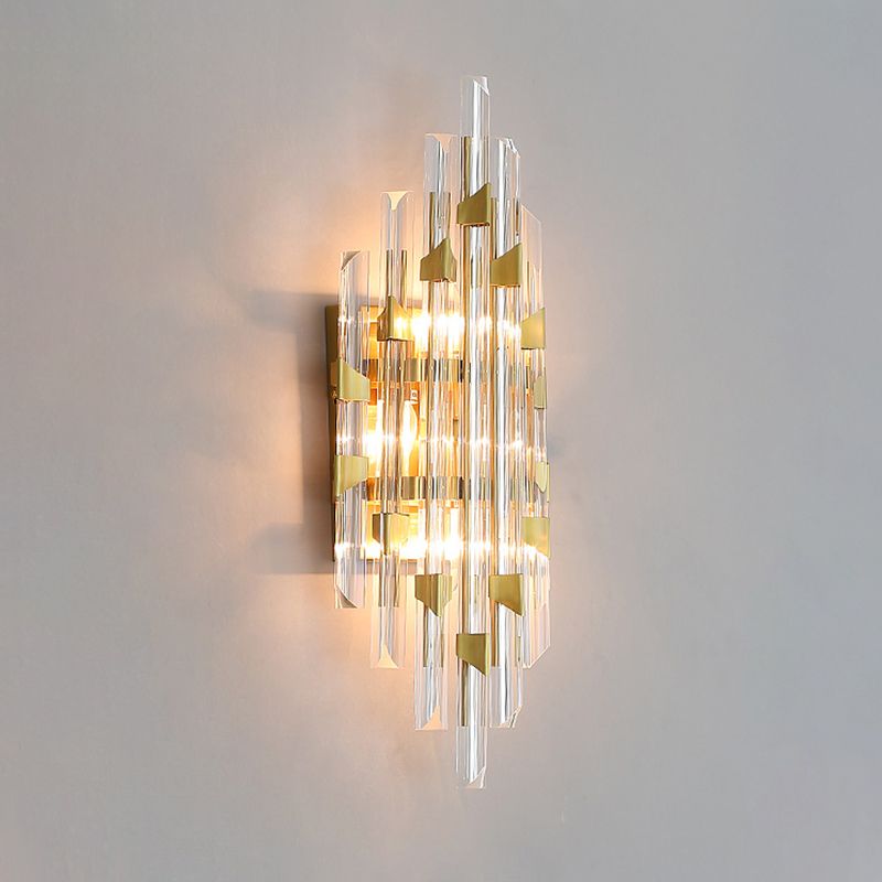 Soggiorno SCONCE LUCE LUCE Crystal Crystal 3/5 Luci Affronta del supporto a parete