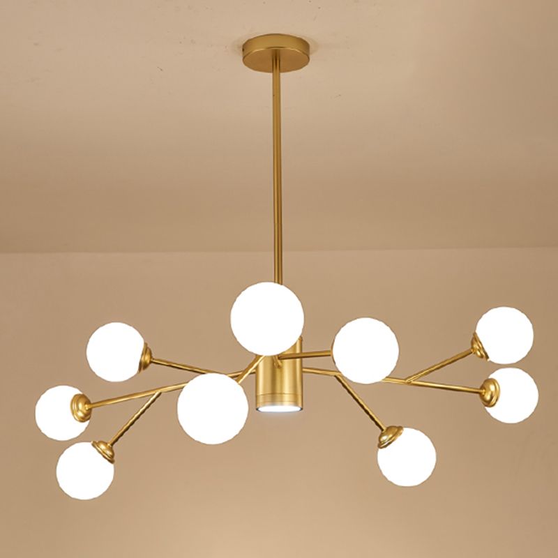 Ramo di lampadario minimalista luci a soffitto appeso per la camera da letto del soggiorno