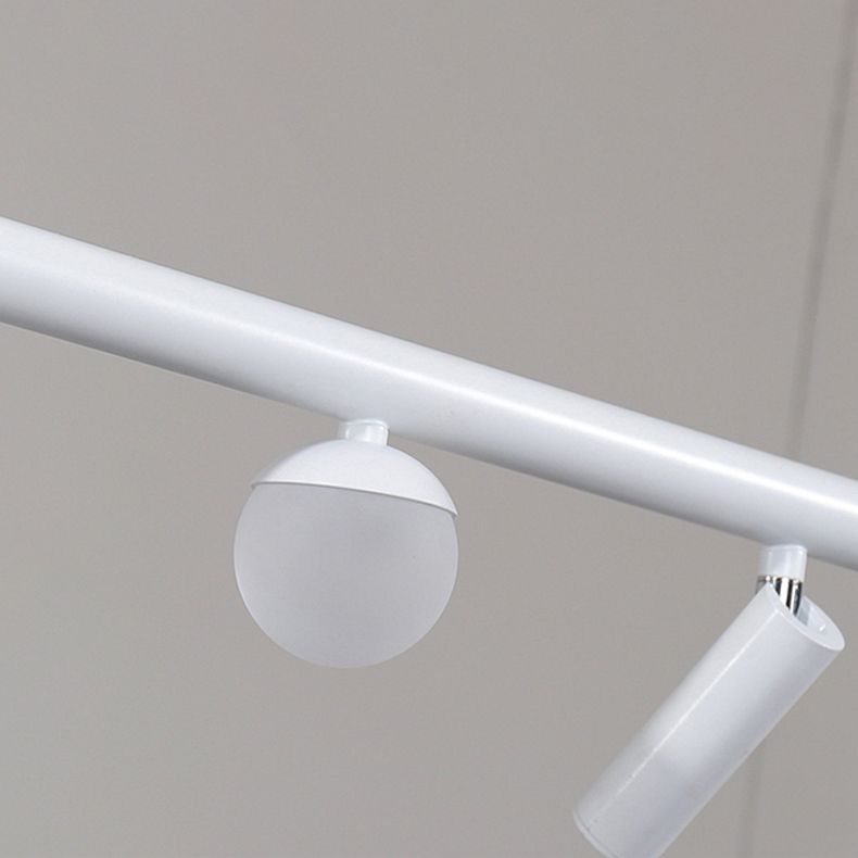 Cylinder Island Lighting Fixtures Contemporary Metal Island Pendant Light for Kitchen