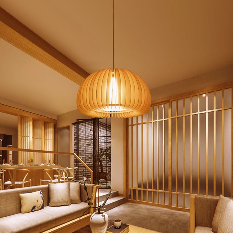 Style moderne en bois suspendu lampe à manger Coffee Shop Pendant Light