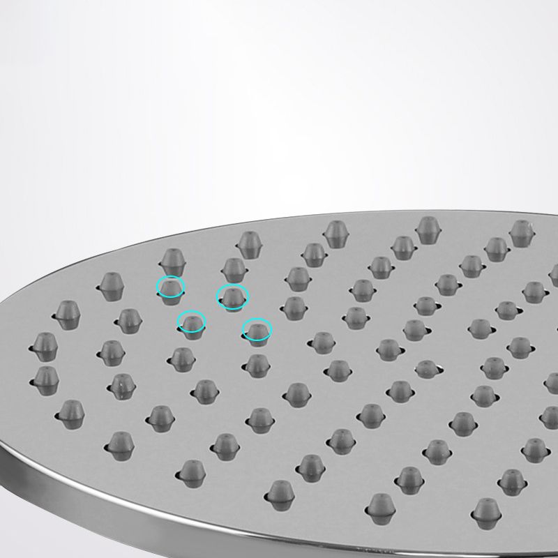 Bathroom Shower Head Round Rain Fall Ceiling Mounted Fixed Shower Head