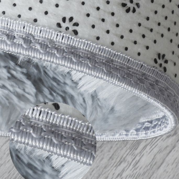 Trendy Modern Tie-dyed Indoor Rug Comfort Shag Rectangle Rug Polyester Stain Resistant Carpet for Living Room