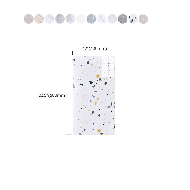 Rectangular  Peel and Stick Tiles Modern Peel and Stick Backsplash 5 Pack