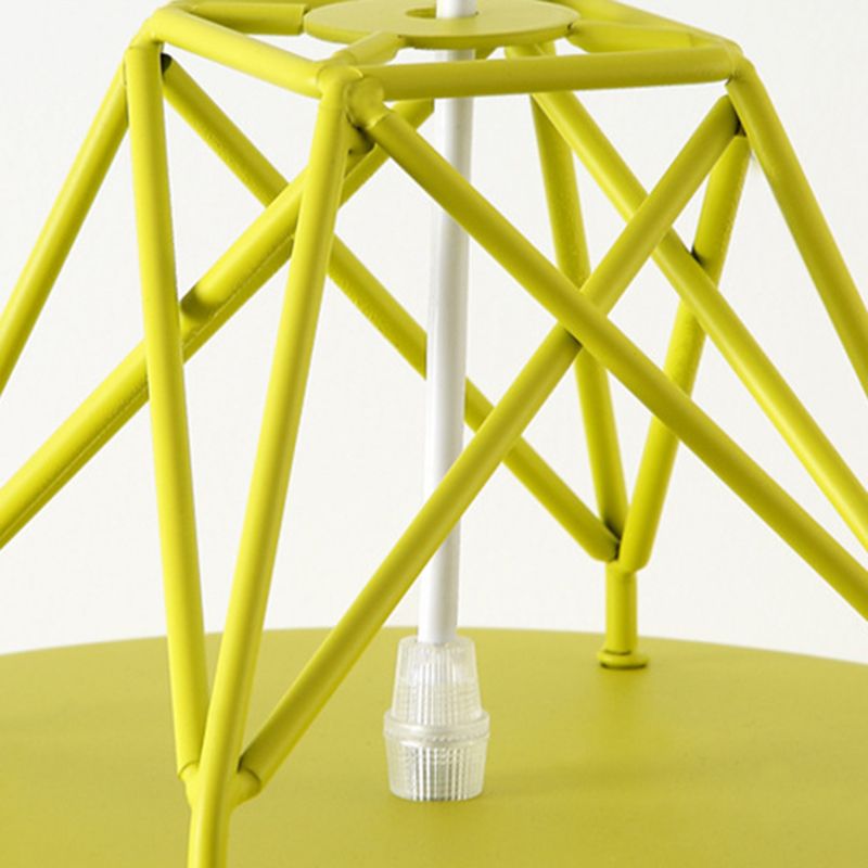 Makkaron verjüngte Anhänger Beleuchtung Metall Metall Einerbulb Café Deckenhängung Lampe