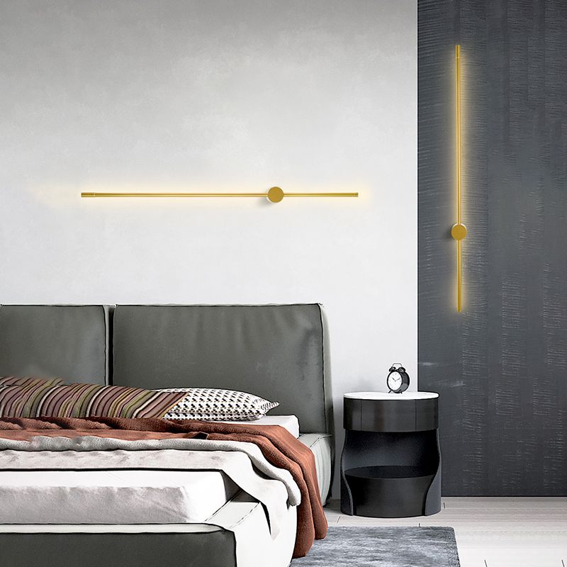 Moderner Stil Metallic Linear Wall Light kreative Beleuchtung für Wohnzimmer Wohnzimmer