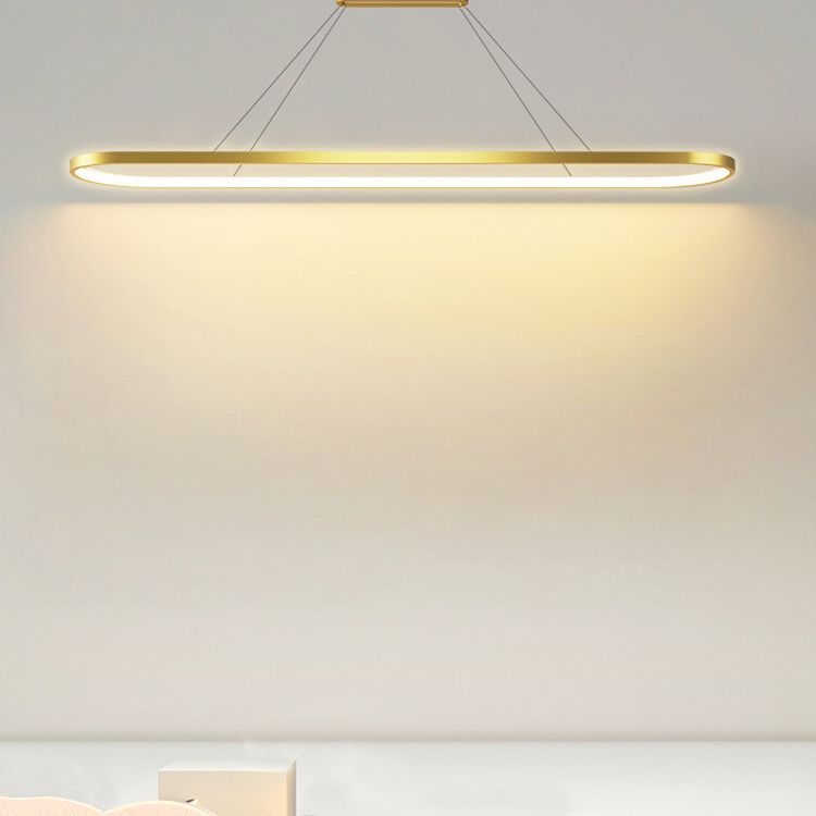 Geometrisch eilandverlichting Idee Moderne metalen hangluchting