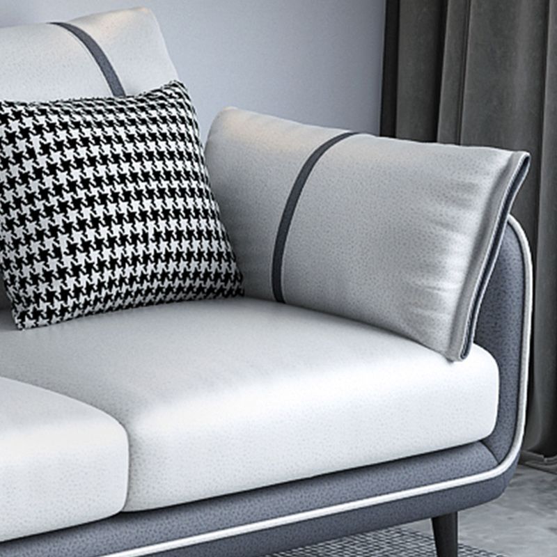 Stationäre Färbung resistent 3 Sitzer Wohnzimmer Standardsofa mit mehreren Kissen