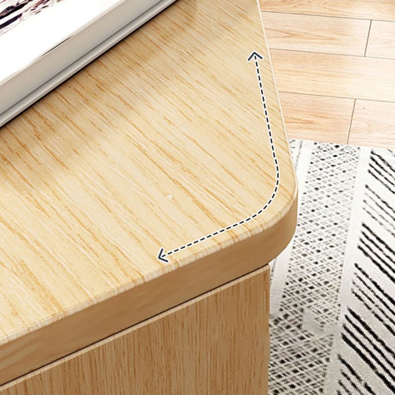 Modernism Simple Geometric Coffee Cocktail Table with Storage