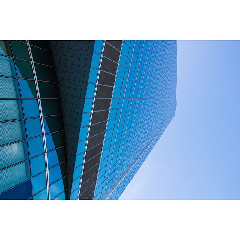 Modern City Building Mural for Living Room Decoration, Mildew Resistant