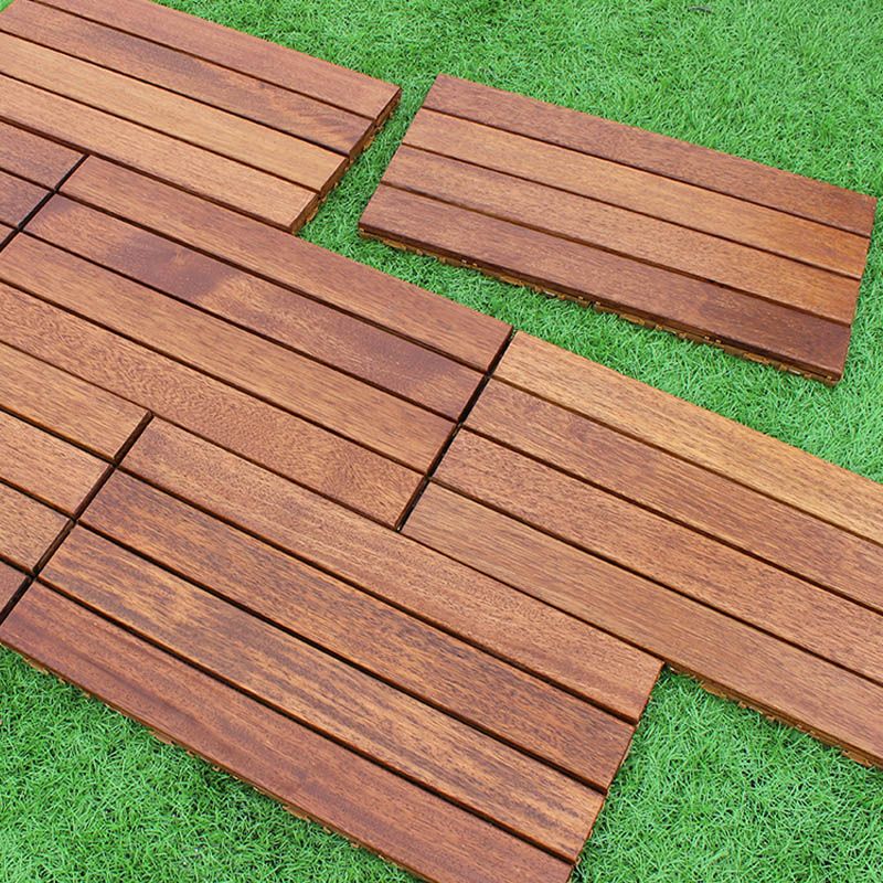 Basic Wooden Outdoor Flooring Tiles Interlocking Patio Flooring Tiles