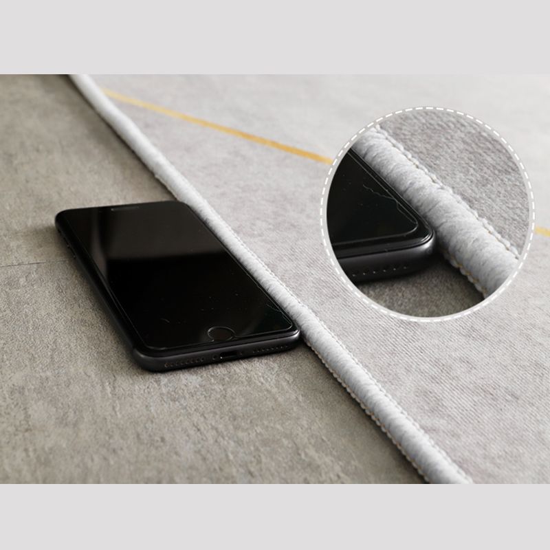 Multicolor Home Decoration Carpet Modern Triangle Print Area Rug Polyester with Non-Slip Backing Rug