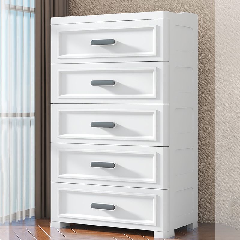 Plastic Matte Finish Non-Hanging Armoire Modern Storage Cabinet for Home