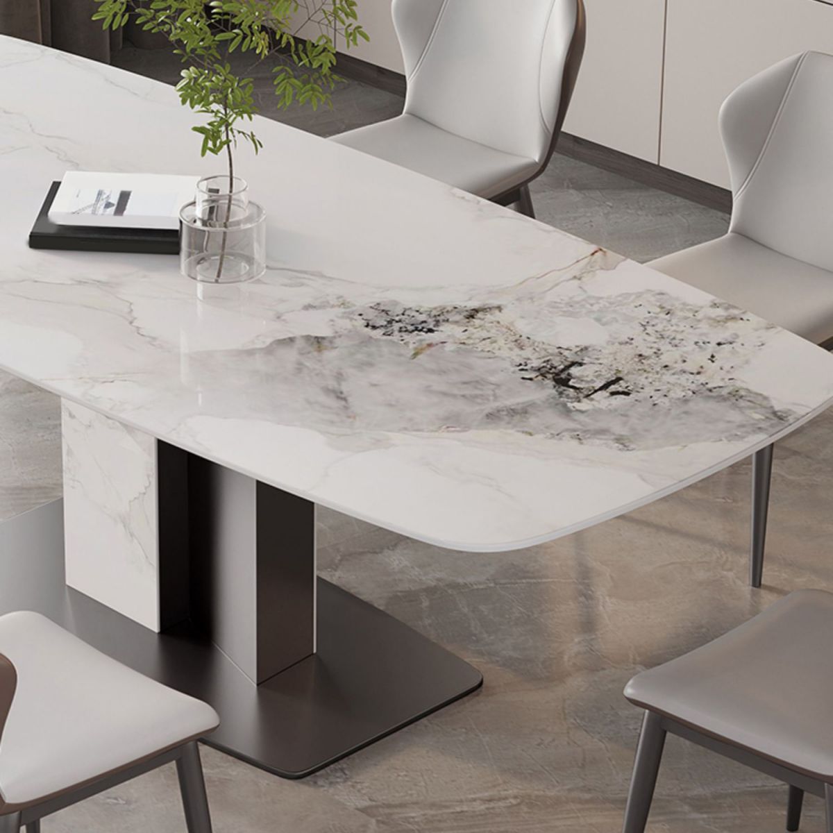 Modern Dining Room Set 1/4/5/6/7 Pcs Dining Set for Home Use