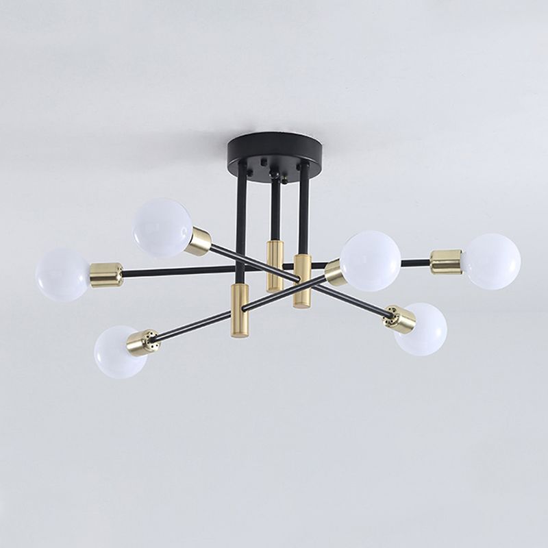 Black Hanging Pendant Lights Modern Metal Hanging Lamps for Living Room