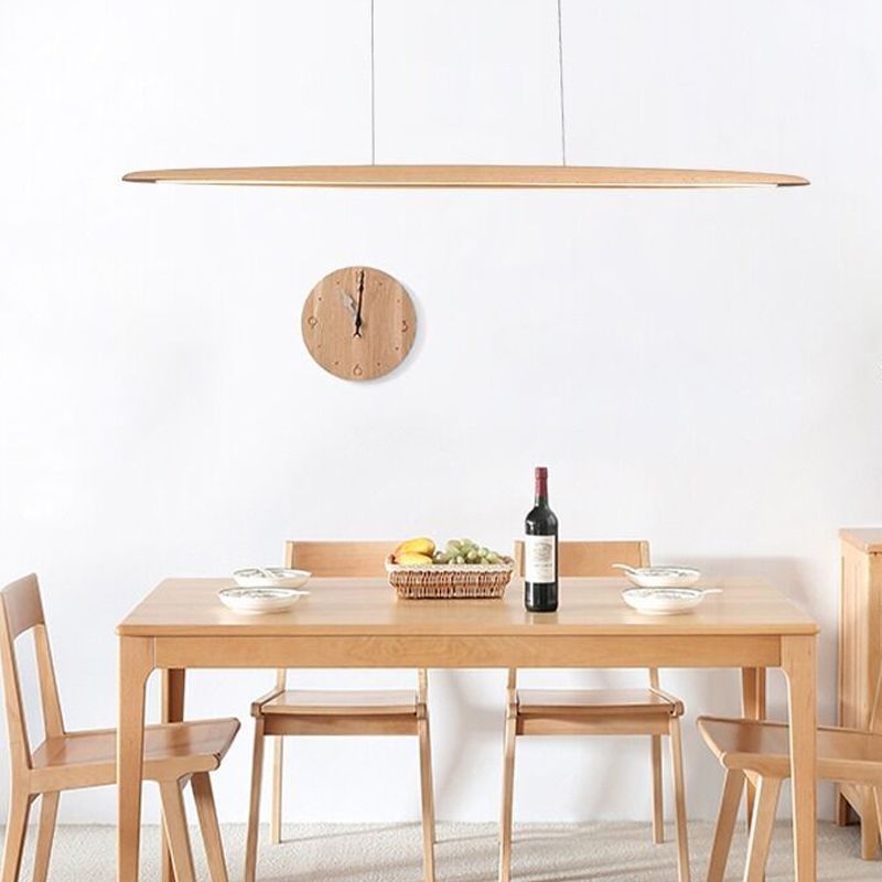 Modern Single Brown/Beige Kitchen Island Lighting LED Island Pendant Lighting