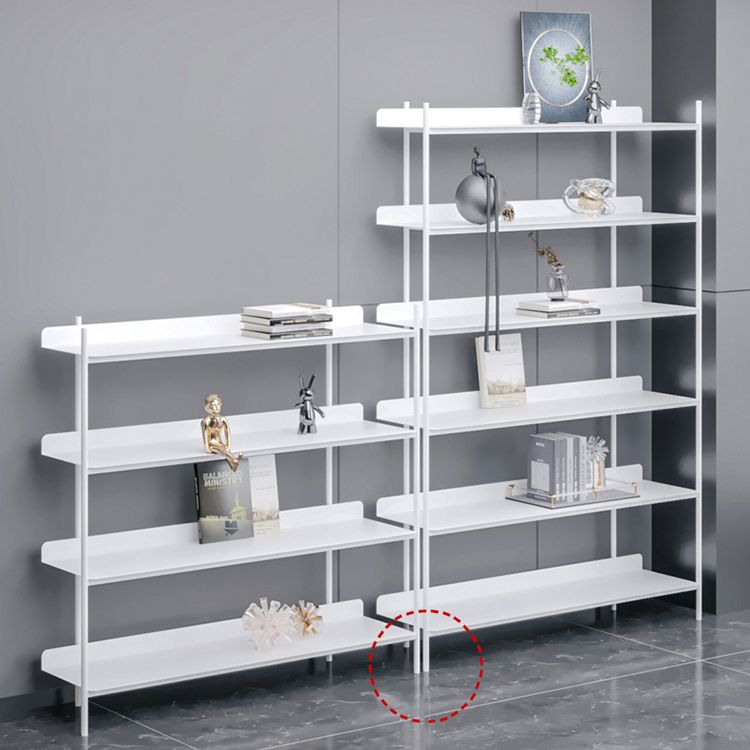 12.60"W Bookcase Contemporary Style Open Back Bookshelf for Home Office
