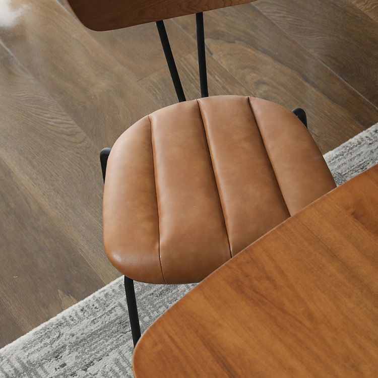 Contemporary Home Stacking Dining Chair Upholstered Side Chair