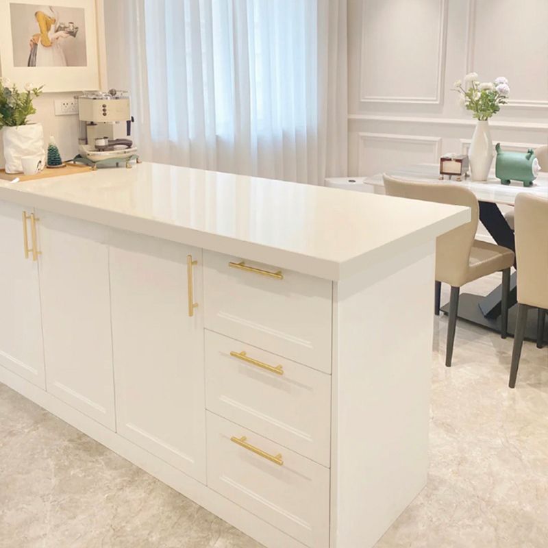 White Pine Wood Bar Table Rectangle Pub Table for Living Room