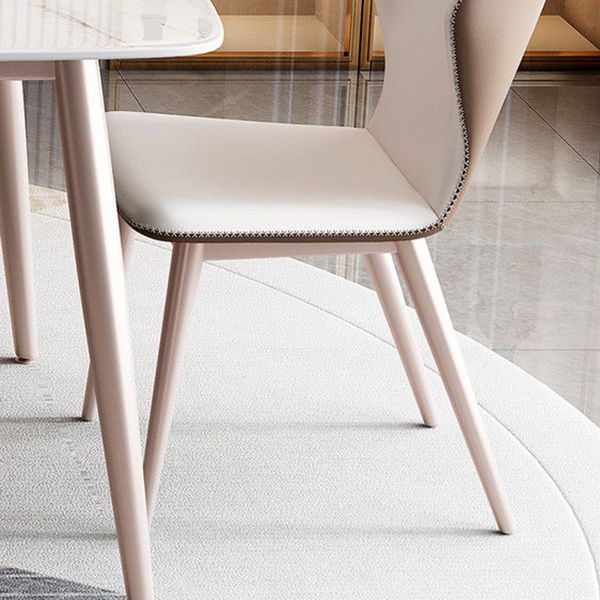 Dining Room Dinner Kitchen Table 4 Legs Rectangle Dining Table