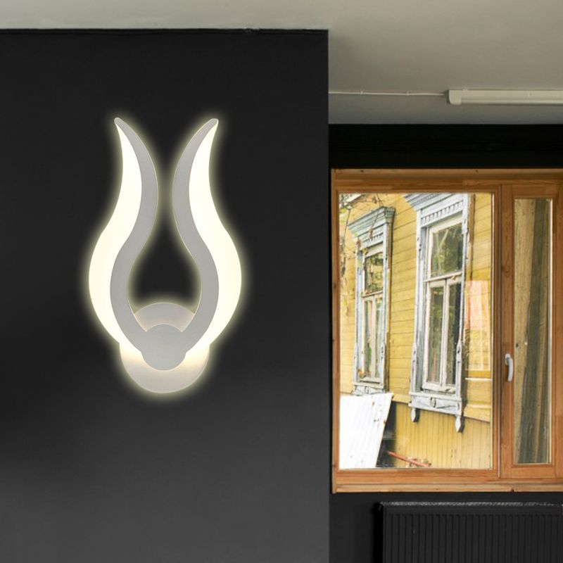 Parete creativa a forma di parete leggero acrilico sconce da parete a led per cucina sala da pranzo