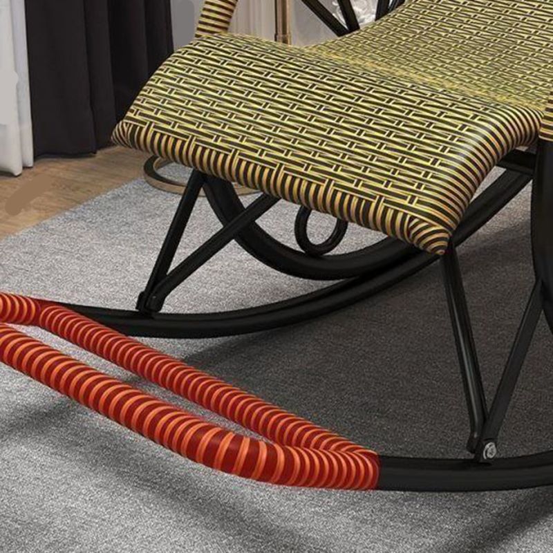 Living Room Single Lazy Chair Iron Base Leisure Rocking Chair