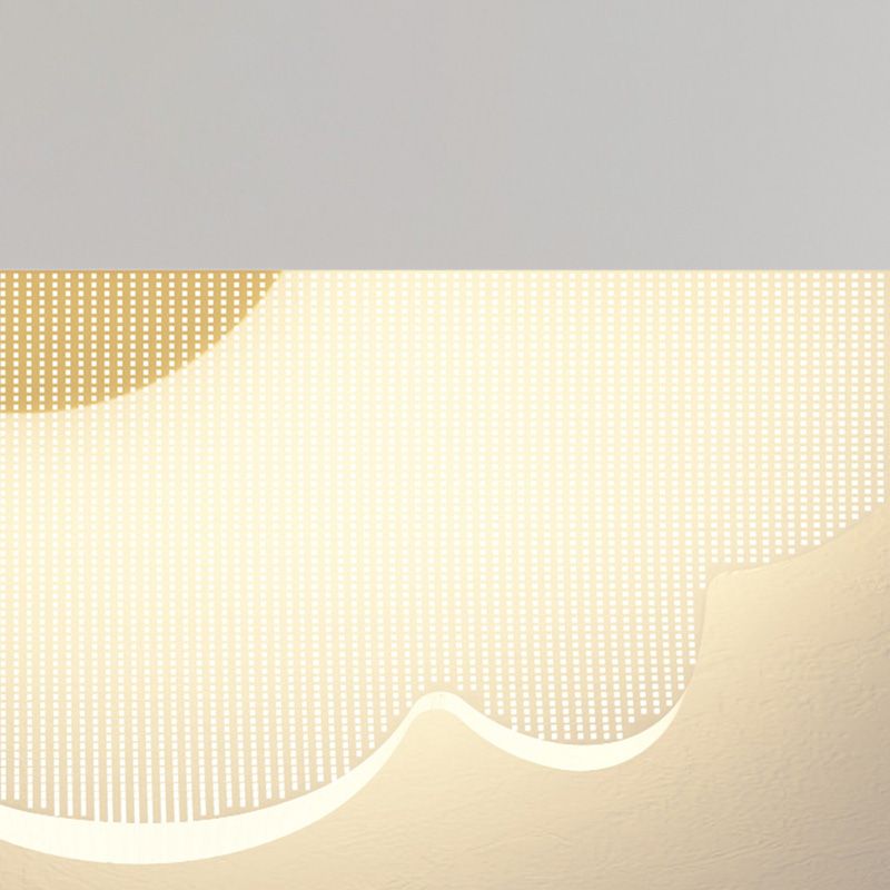 Lámpara de pared de nubes Simplicidad moderna Splique acrílico de pared para sala de estar