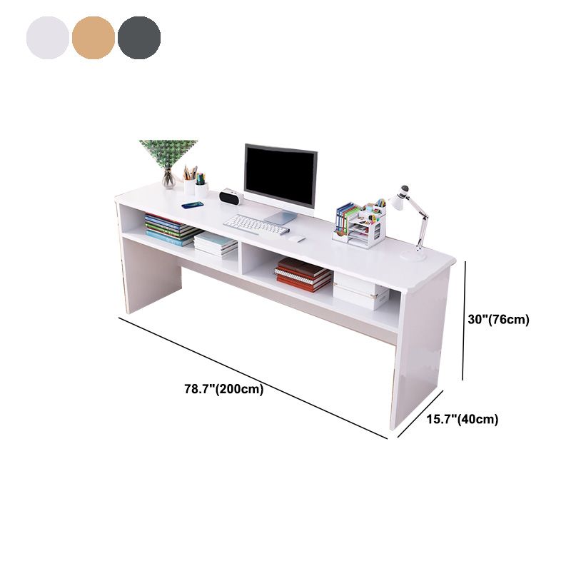 Parsons Modern Computer Desk Rectangular Solid Wood Writing Desk