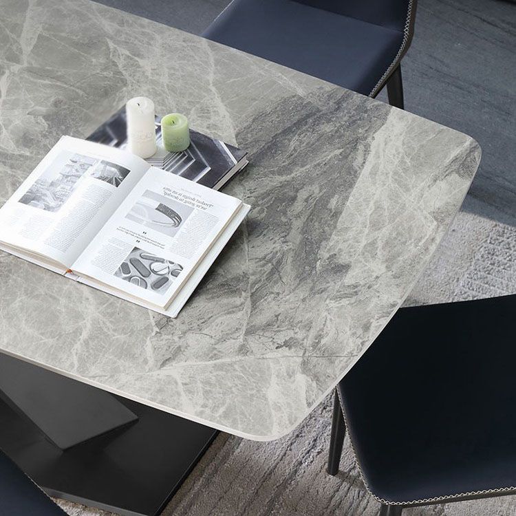 Rectangular Dining Set 1/4/5/7 Pieces Sintered Stone Dining Table Set