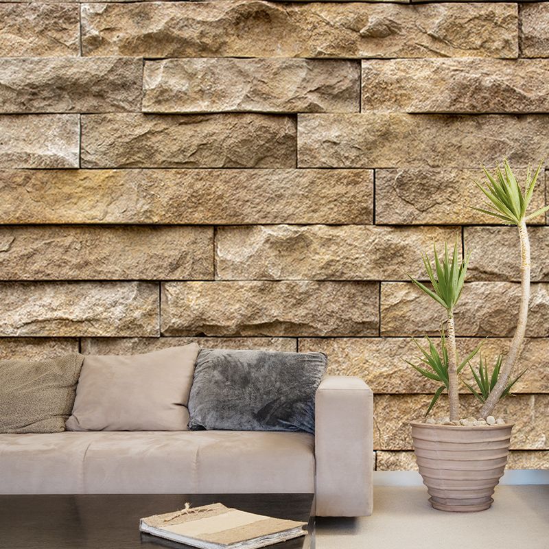 Brick Pattern Mural for Home Decor Contemporary Wall Art, Personalized Size