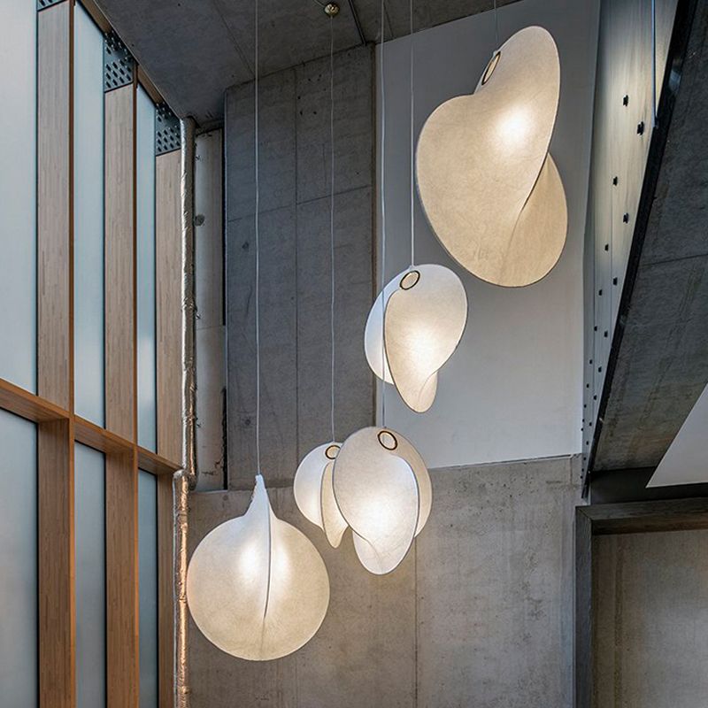 Luminaire de suspension en soie