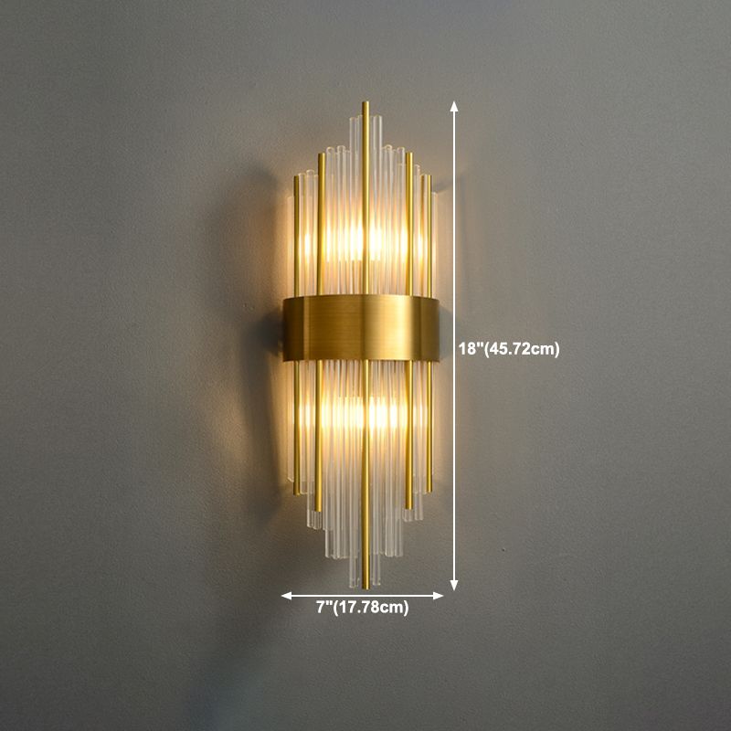 Crystal Wall Mounted Lighting Modern Style Sconce Light Fixture